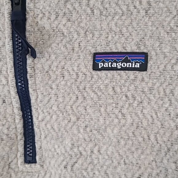 PATAGONIA Women's Woolyester Fleece Pullover 1/4 Zip Recycled Wool Sweater, S - Picture 3 of 6